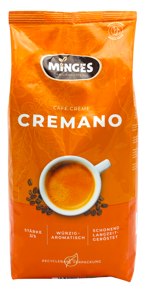 Mingesa Minges Café Crème Cremano Beans Arabica | Coffeerista.com