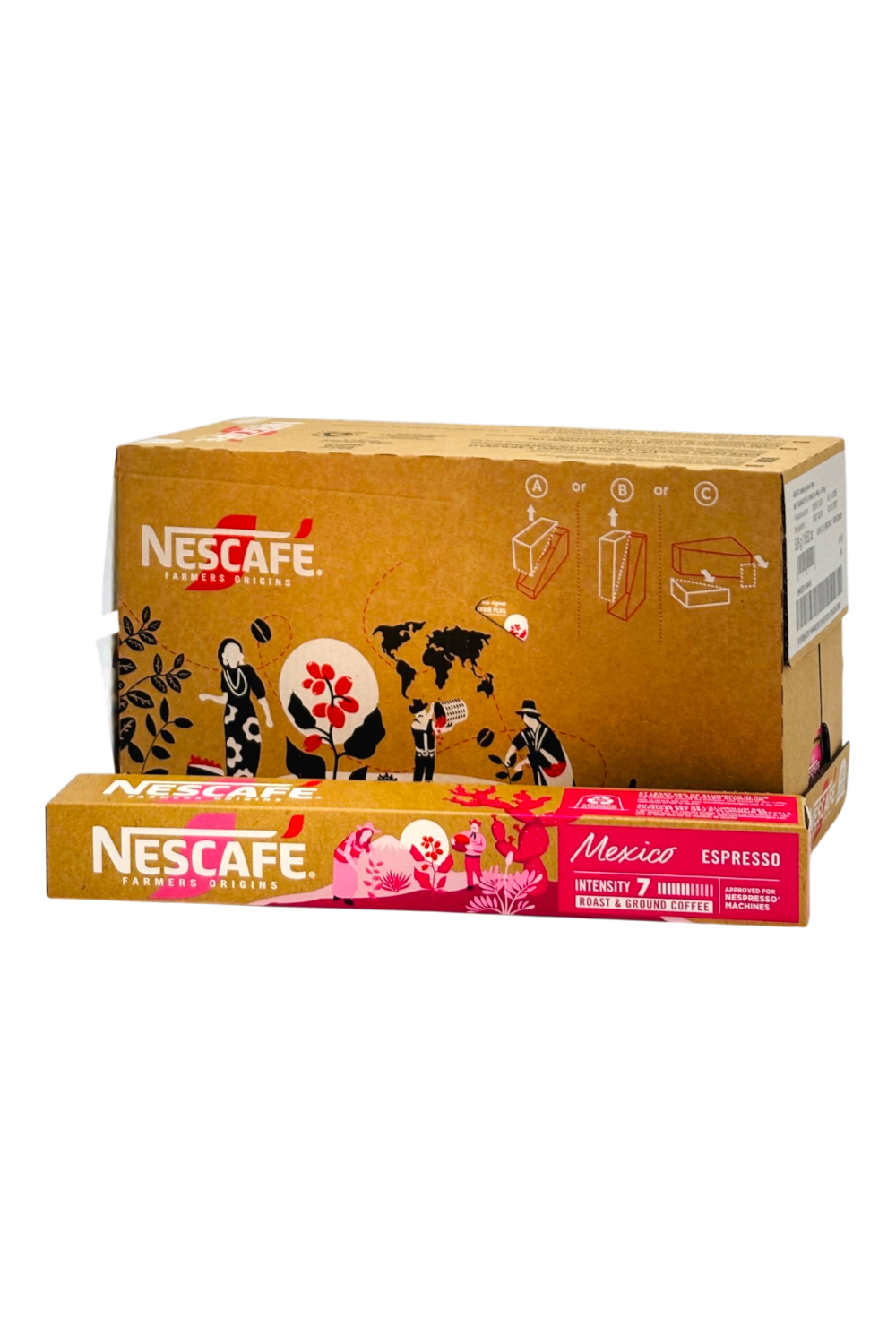 120 Nescafe Farmers Origins Mexico Espresso Nespresso  Capsule