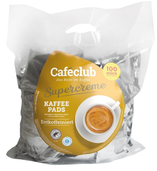 Supercreme Megabeutel Entkoffeiniert 100 st. Pod