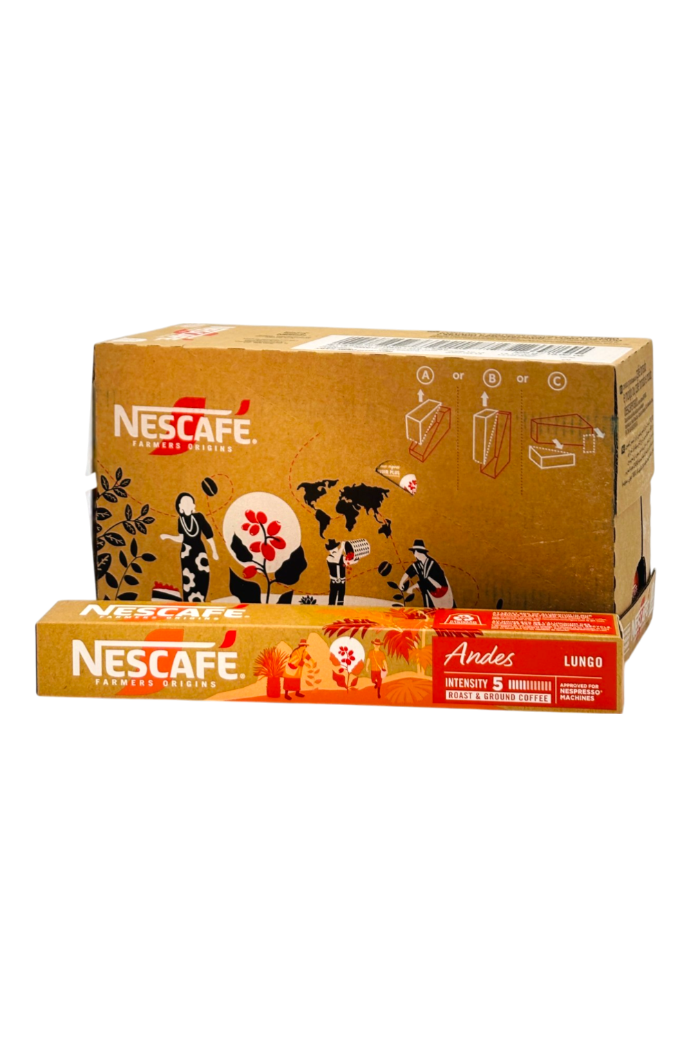120 Nescafe Farmers Origins Andes Lungo Nespresso Capsule