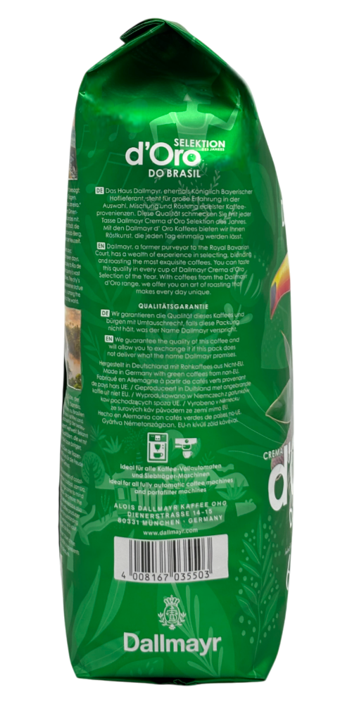 Dallmayr Crema d'Oro Do Brasil Coffee Beans | Coffeerista.com