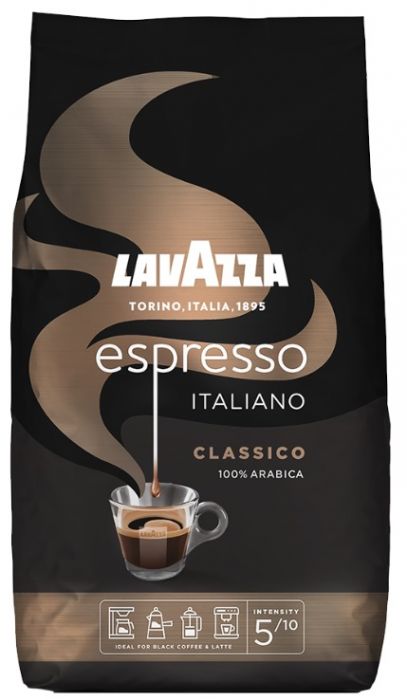 LAVAZZA - Café Espresso Qualità Oro - Café Grain - Sélection Premium - 100  % Arabica - Italien - Intensité 5 - 2 Paquets de 1 kg